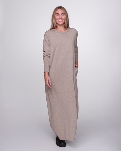 GIULIA Long Sleeve Merino Dress