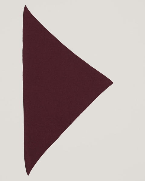 CHIARA Triangle Scarf in Merino Wool and Cashmere