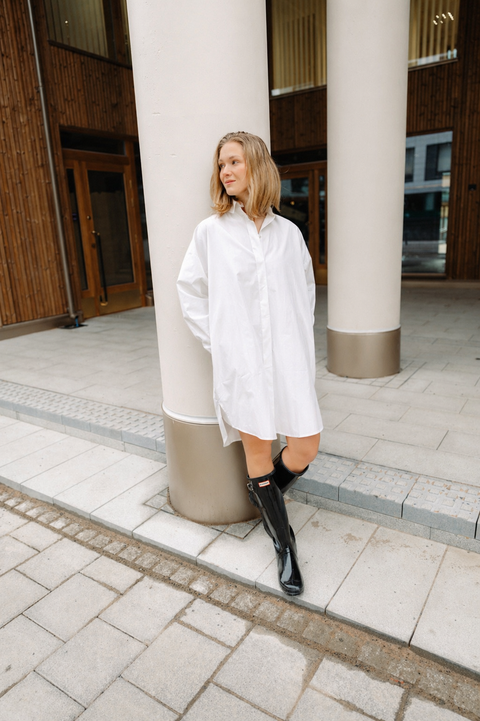CAMILLA Cotton Shirt Dress