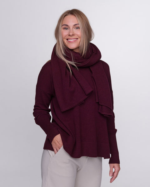 AURORA Scarf in Merino Wool and Cashmere