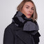 ANNA Logo Scarf in Merino Wool and Cashmere