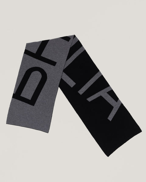 ANNA Logo Scarf in Merino Wool and Cashmere