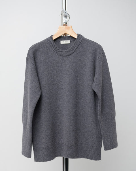 MARIA Round Neck Wool Sweater