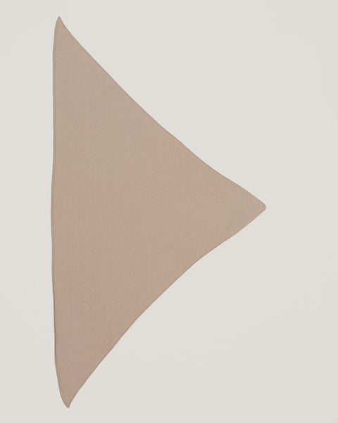 CHIARA Triangle Scarf in Merino Wool and Cashmere
